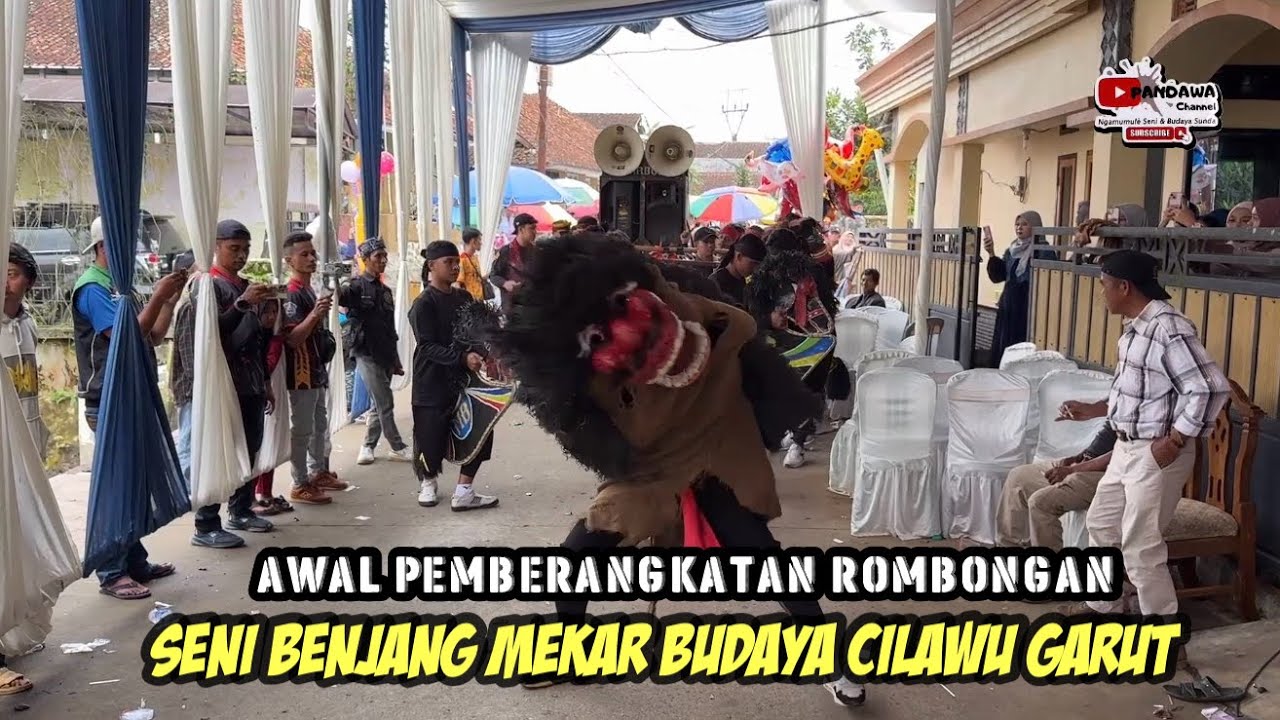Awal Pemberangkatan Benjang Mekar Budaya Di Cilawu Garut