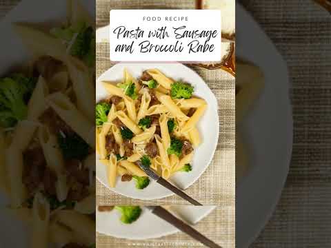 Pasta with Sausage and Broccoli Rabe | YumTastic Foodie