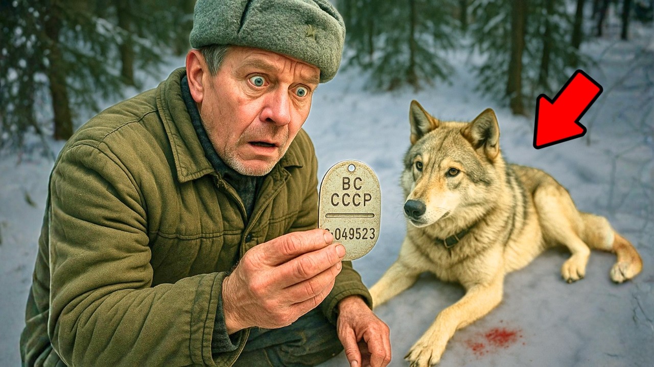 Спасая волка из капкана, лесник заметил ЖЕТОН на шее зверя— и оцепенел, ведь это был жетон его...