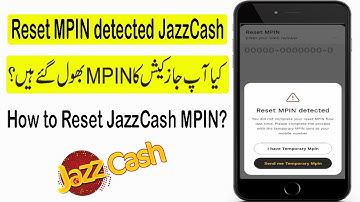 Reset MPIN detected JazzCash App | How to Reset Jazzcash Account MPIN | JazzCash MPIN Code Forgot