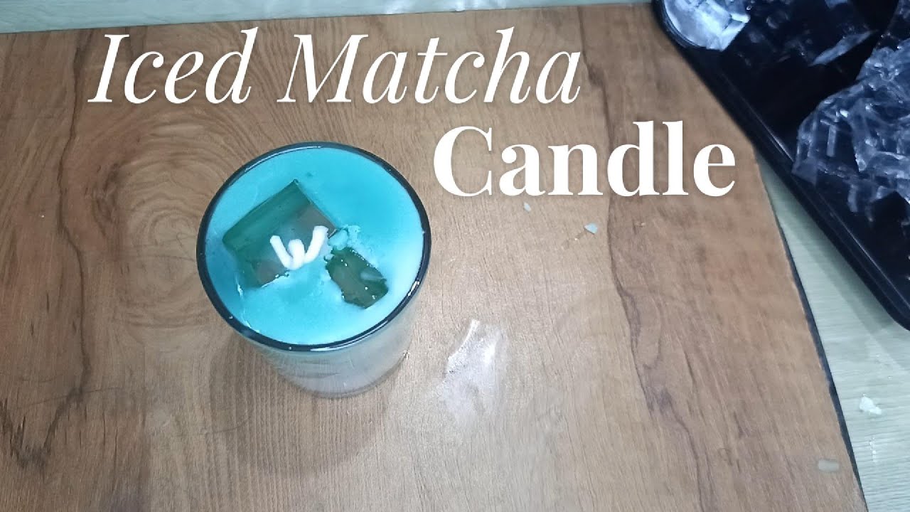 Matcha candle.. From my hands to your home, a matcha glow made with love 