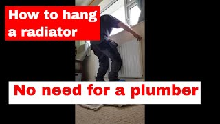 How to hang a radiator | Tutorial