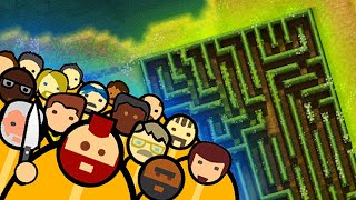 I spent over $10,000 on a hedge maze to avoid paying security in Prison Architect - Island Bound