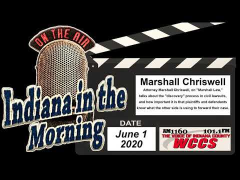 Indiana in the Morning Interview: Marshall Chriswell (6-1-20)