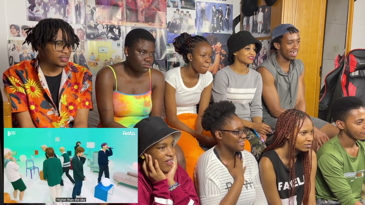 Africans react to [2021 FESTA] BTS (방탄소년단) BTS ROOM LIVE 