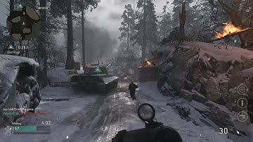 Call of Duty WW2 Amazing 250-2 2 kills Hardpoint Gameplay