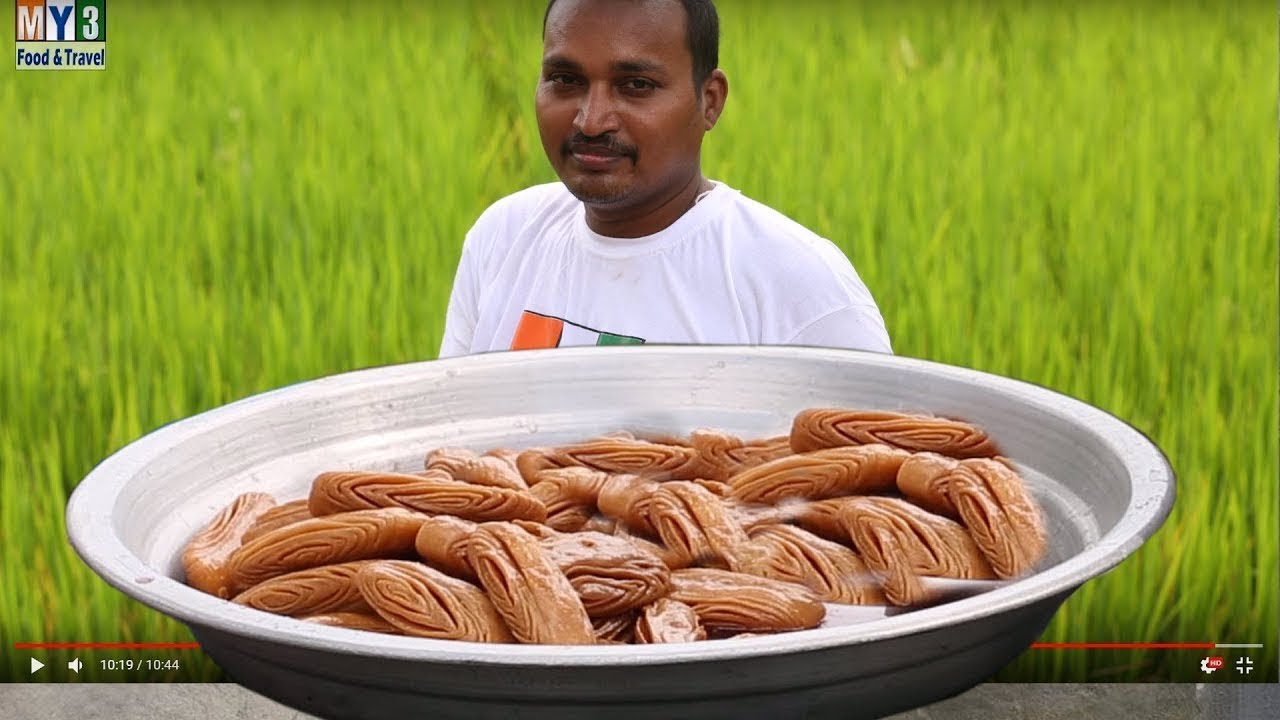 Delicious Juicy Multi Layered Sweet #MadathaKaja | STREET FOOD