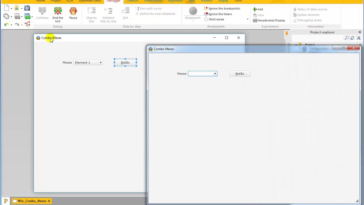 Curtas Windev 1- Combo Box por Programação - 1