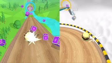 Going Balls Gameplay - Walkthrough Level #129   (Android, iOS)