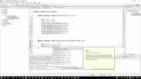 Java Programming 1 - Chapter 3 Exercises 4 & 6