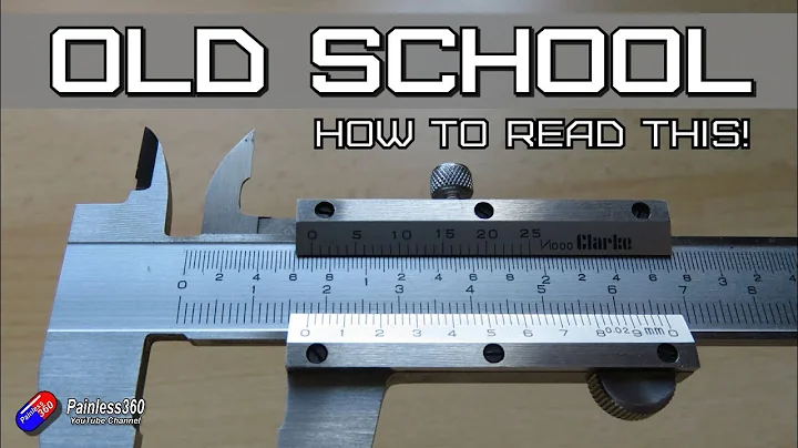 How To Use Metric Manual Vernier Calipers (Old School!)