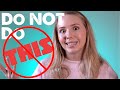 3 Things to NEVER Do When You Get an Audition | Nicole Alyse Nelson