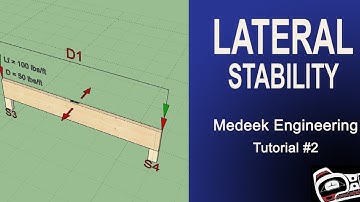 Medeek Engineering Plugin Tutorial 2 - Lateral Stability