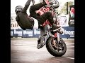 Show stunt de romain jeandrot pour les 15 ans du village moto  nantes