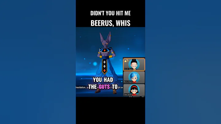 Comments On Beerus And Whis | ChichixBulmaxVidel 😱 #crashout #whis #sparkingzero #dragonballz #dbz