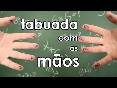 Como fazer tabuada com as mãos (dica de matemática)