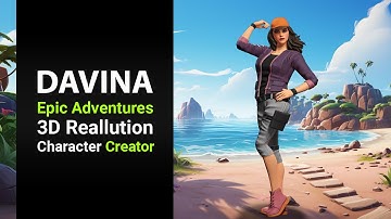 A Davina 3D Character Exploration - 3D Character for Character Creator 4 & Unreal Engine 5