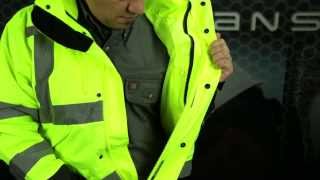 Radians SJ410B Class 3 Three-In-One WeatherProof Parka