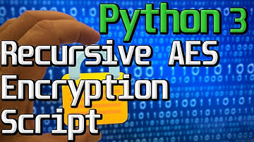 Recursive Encryption Script (pyAesCrypt) for Python 3