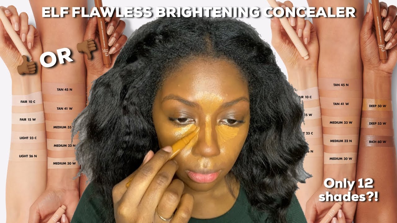 elf flawless brightening concealer swatch elf flawless brightening concealer swatch