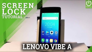 How to Set Screen Lock in LENOVO Vibe A - Set Up Pattern Protection