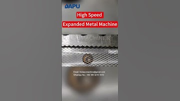 High-Speed Expanded Metal Machine, Professional Manufacturer