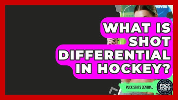 What Is Shot Differential In Hockey? - Puck Stats Central