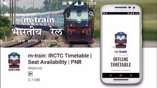 IRCTC M Train Offline App screenshot 2