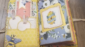 P3: Craft With Me! A New File Folder Journal!!  Part 3: Covering with Decorative Paper