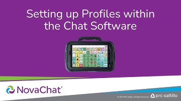 Setting up Profiles within the Chat Software on NovaChat