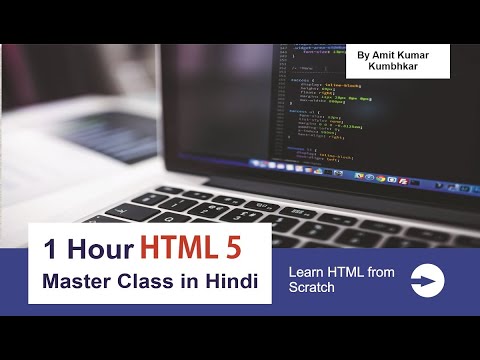 Learn full HTML for beginners in one hour in Hindi and start making ...