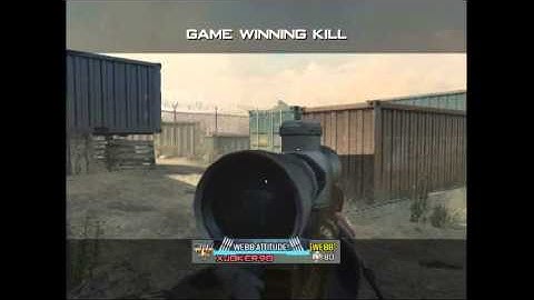 360 QUICK SCOPE!!!! game winning kill
