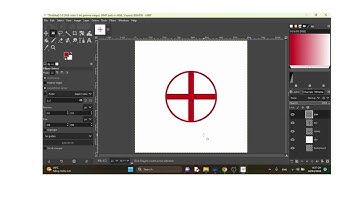 Bài 2  Hướng dẫn chi tiết cách tạo chữ thập có đường viền trong GIMP_Tin học 10_Cánh diều