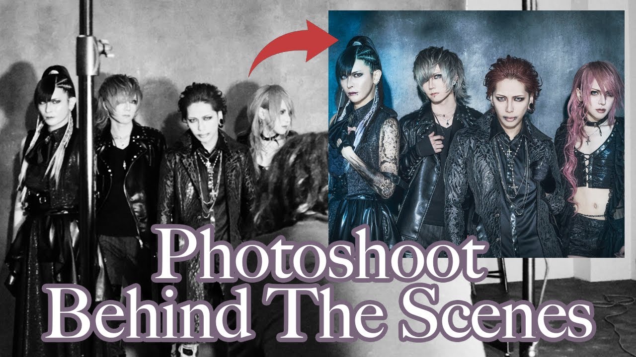 V系バンドの撮影の裏側-Photoshoot Behind the Scenes- - YouTube