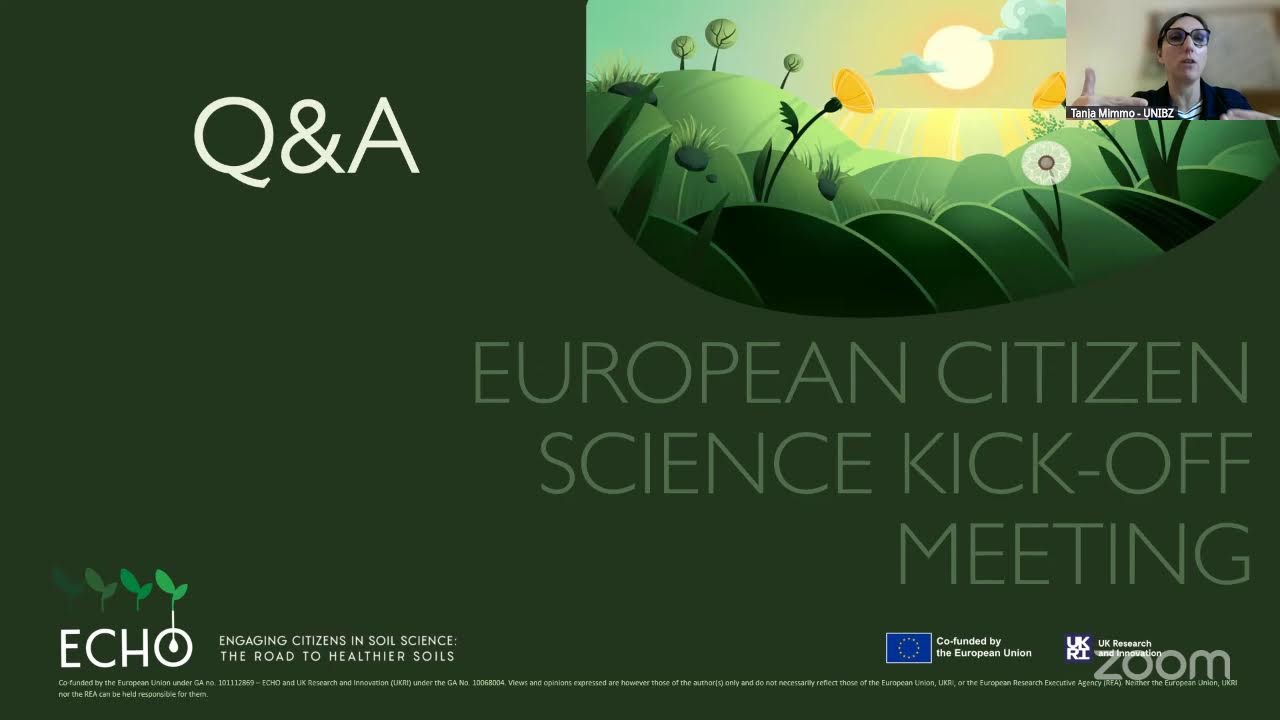 ECHO Citizen Science Kick-off Meeting - YouTube