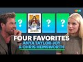Four favorites with anya taylorjoy and chris hemsworth furiosa