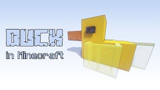 Duck in Minecraft