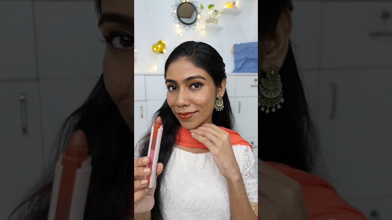🔥💄😲 നിറം മാറ്റി മാറ്റി ഇട്ടാലോ🌈 ⁉️ 5 outfits, 5 shades, 1 Lipstick #nerin #viral #shorts #ad