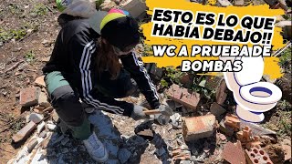 Rompo el váter abandonado y mirad lo que había debajo!! Sorpresa enterrada en la finca. Vlog81