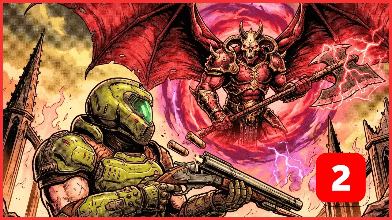 PART TWO | Can The Doomslayer Survive Warhammer 40K? Worst Nightmare!