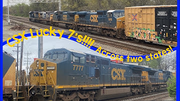 Chasing CSX M408-04 with Dash-8