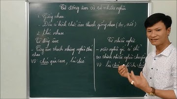 Mẹo phân biệt từ đồng âm và từ nhiều nghĩa – Tiếng Việt cơ bản lớp 5.