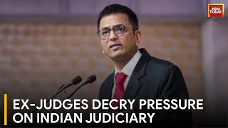 21 Retired SC, HC Judges Write To CJI Chandrachud, Allege Undue Pressure On Judiciary | India Today