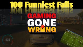 GAMING GONE WRONG - TOP 100 GAMING FAILS.😂