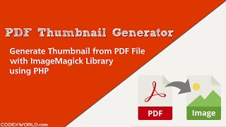 Generate Thumbnail from PDF using PHP Net Worth