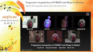 Progressive Acquisition of SVBRDF and Shape in Motion | Eurographics