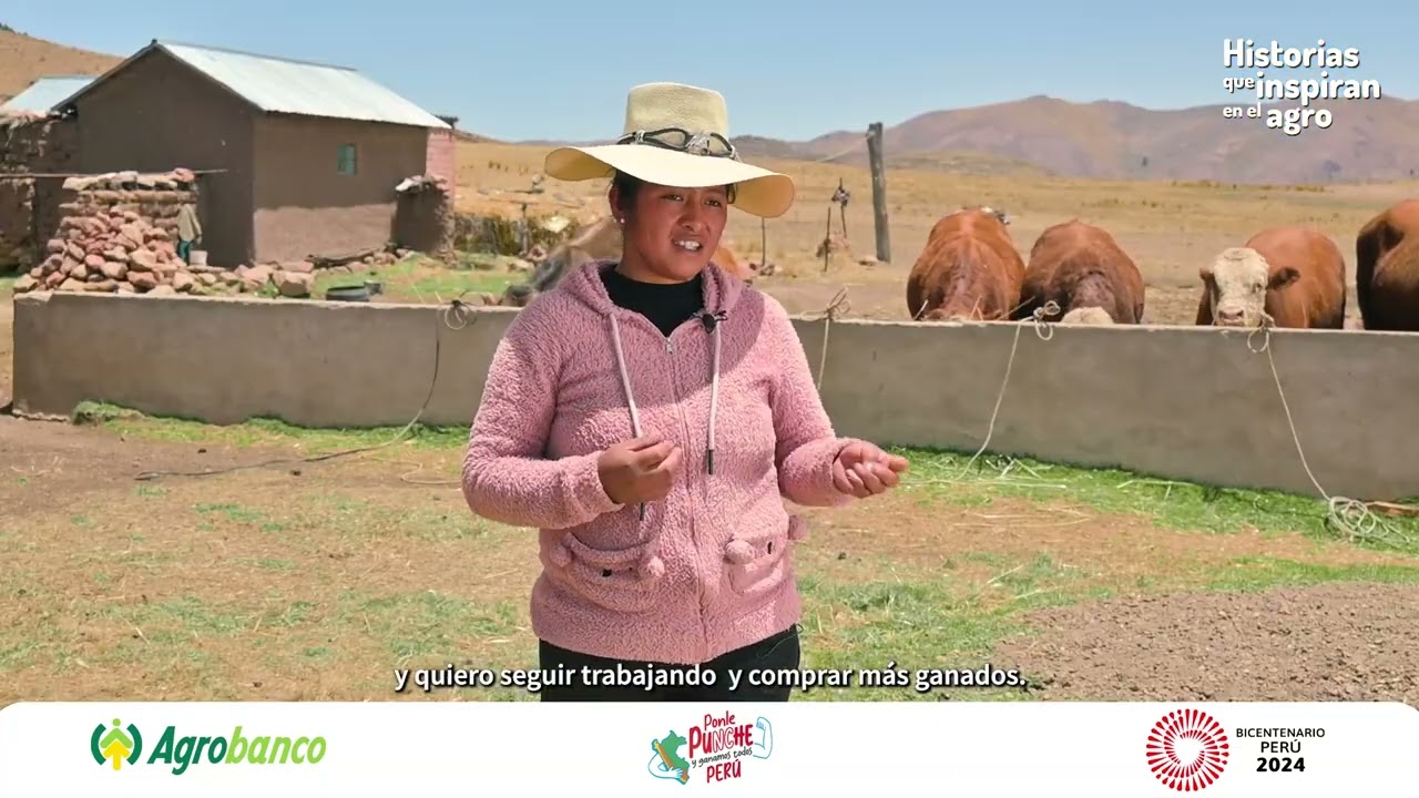 Historias que inspiran en el agro | pequeña productora de ganado de Huacané (Puno)
