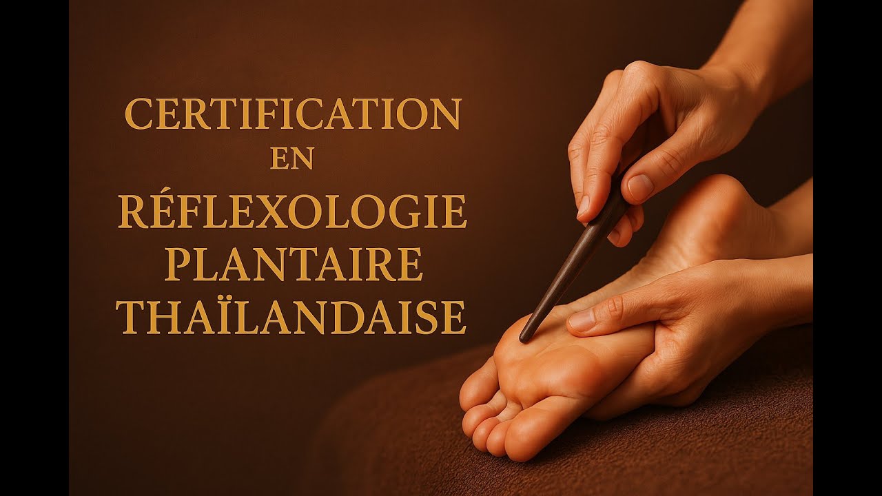 Certification d'une élève de Massage Lazarus en réflexologie plantaire thaï