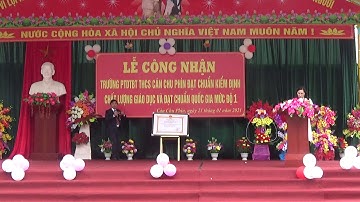 Hà Giang| Toàn cảnh lễ rước bằng công nhận đạt chuẩn Quốc gia mức độ 1| THCS Cán Chu Phìn Mèo Vạc P5