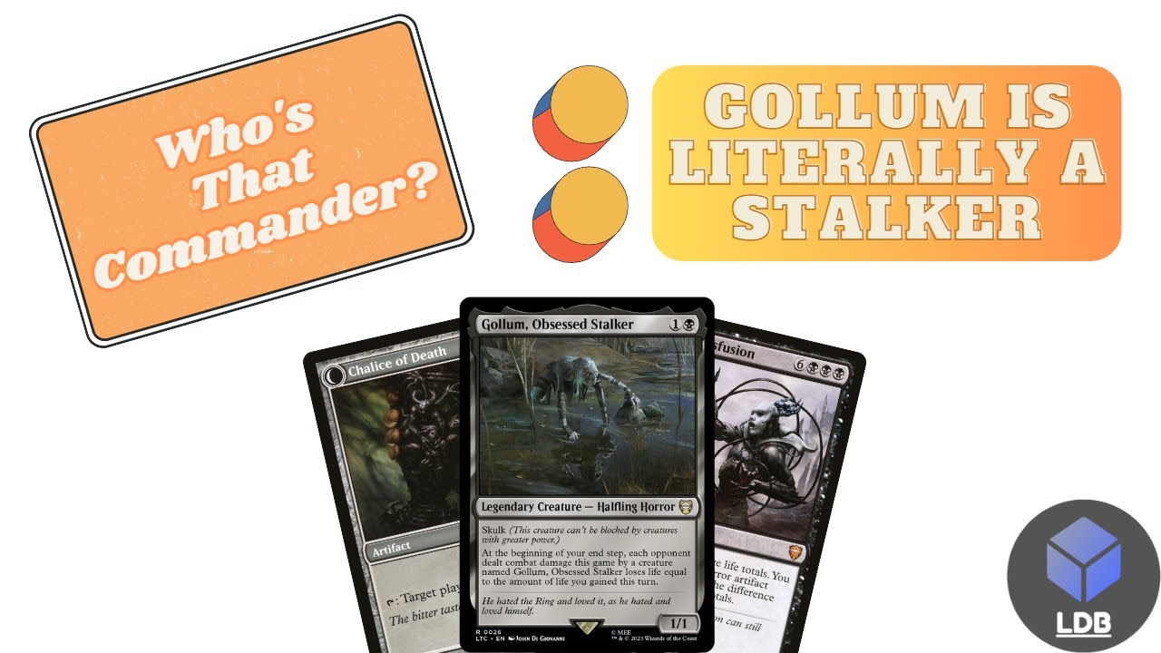 Gollum, Obsessed Stalker (Showcase Scrolls) - Commander: The Lord